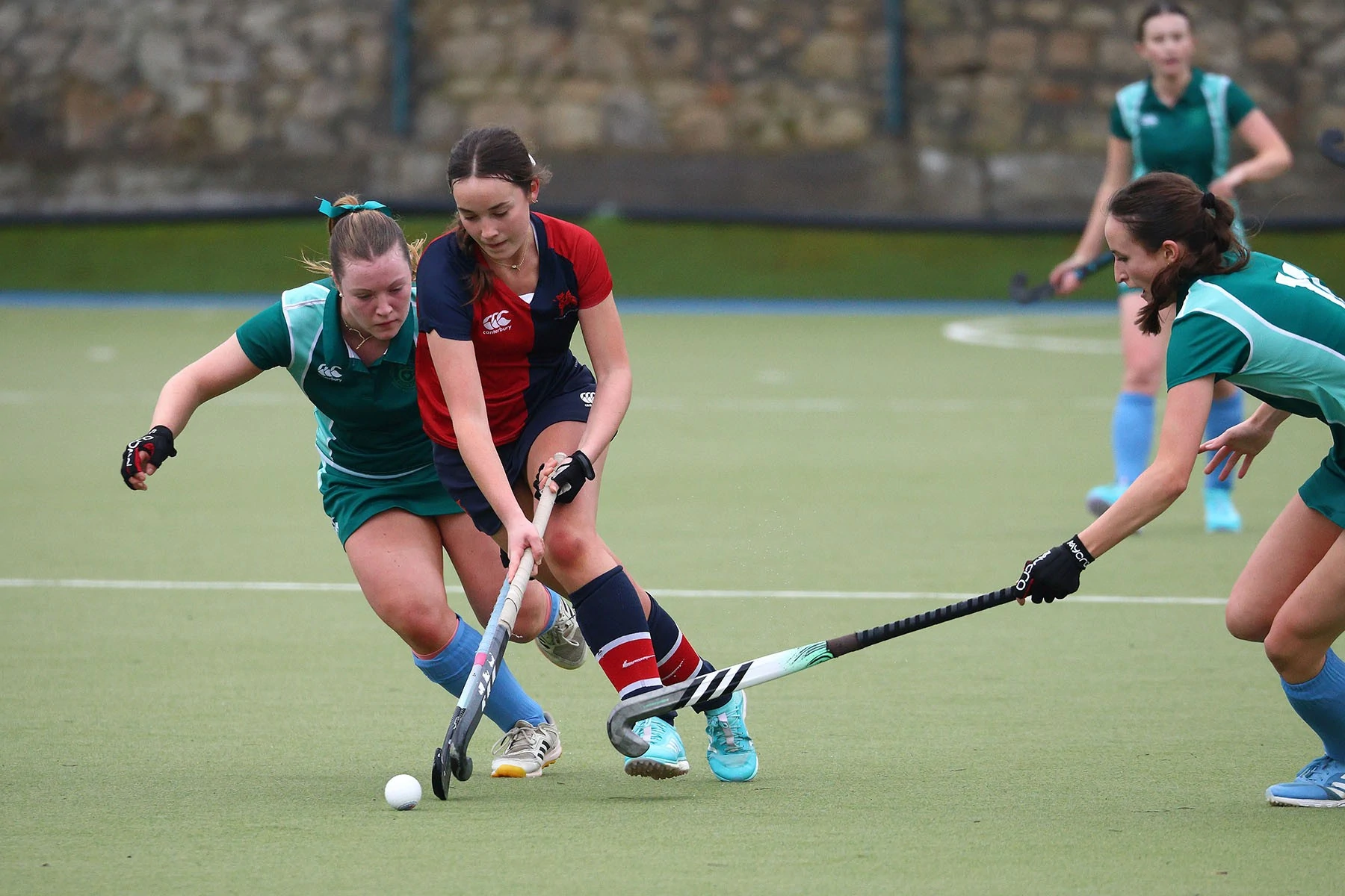 Mount Anville v Wesley College 1st XIs in the senior girls hockey quarter finals