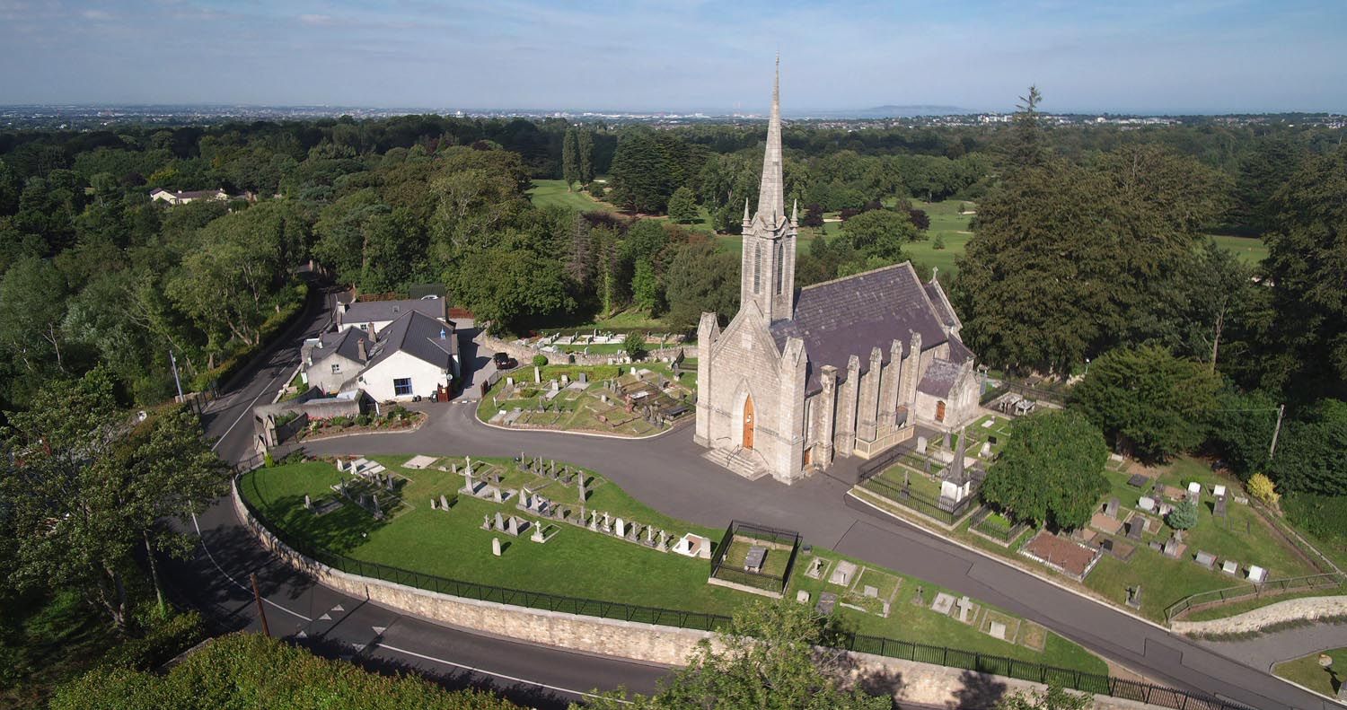 Here is a shot of Whitechurch Church with Dublin city in the background