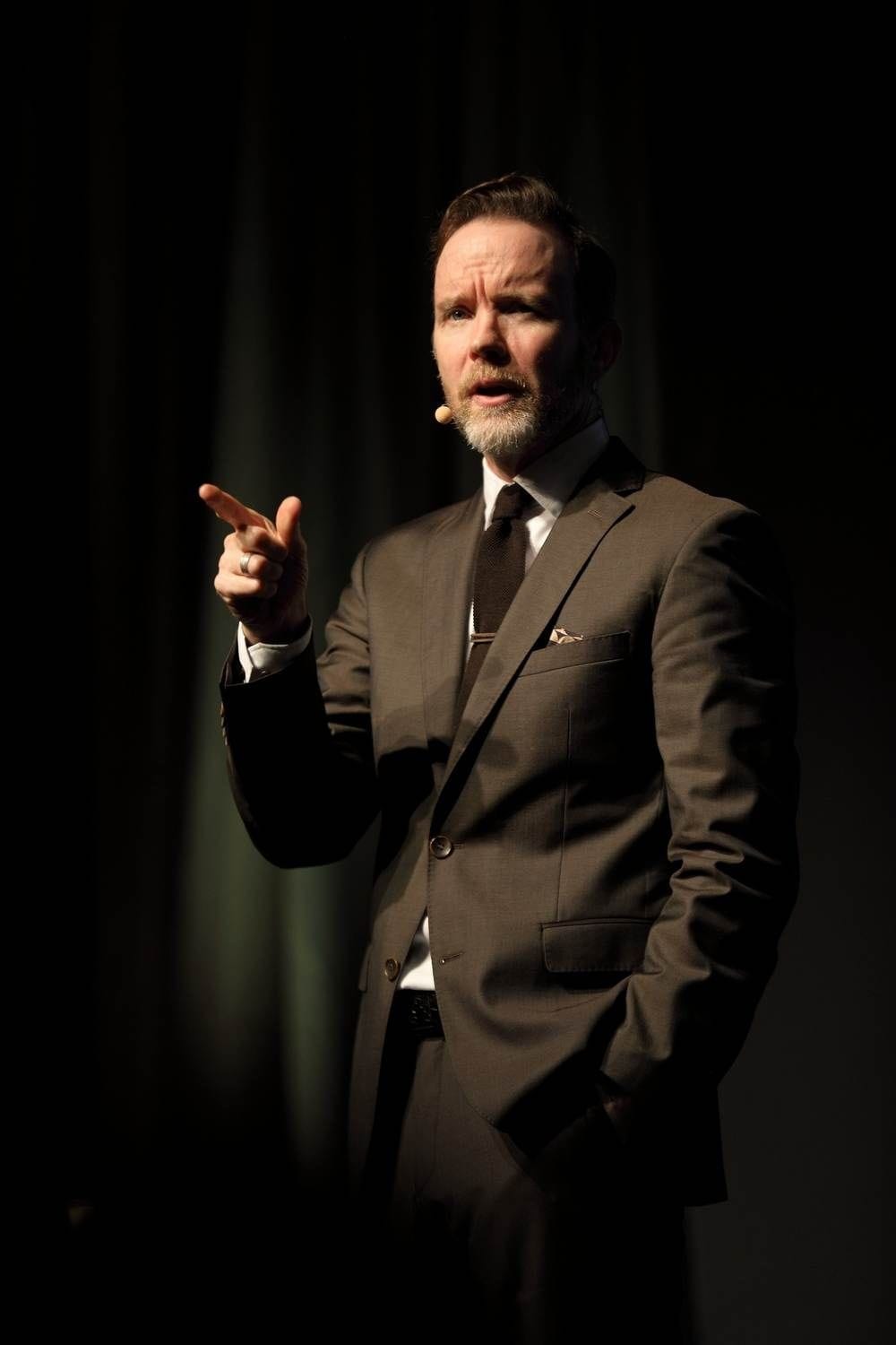 Dermot Whelan is the master of ceremonies at the 2024 Royal Television Awards held at the Liberty Hall Theatre, Dublin.