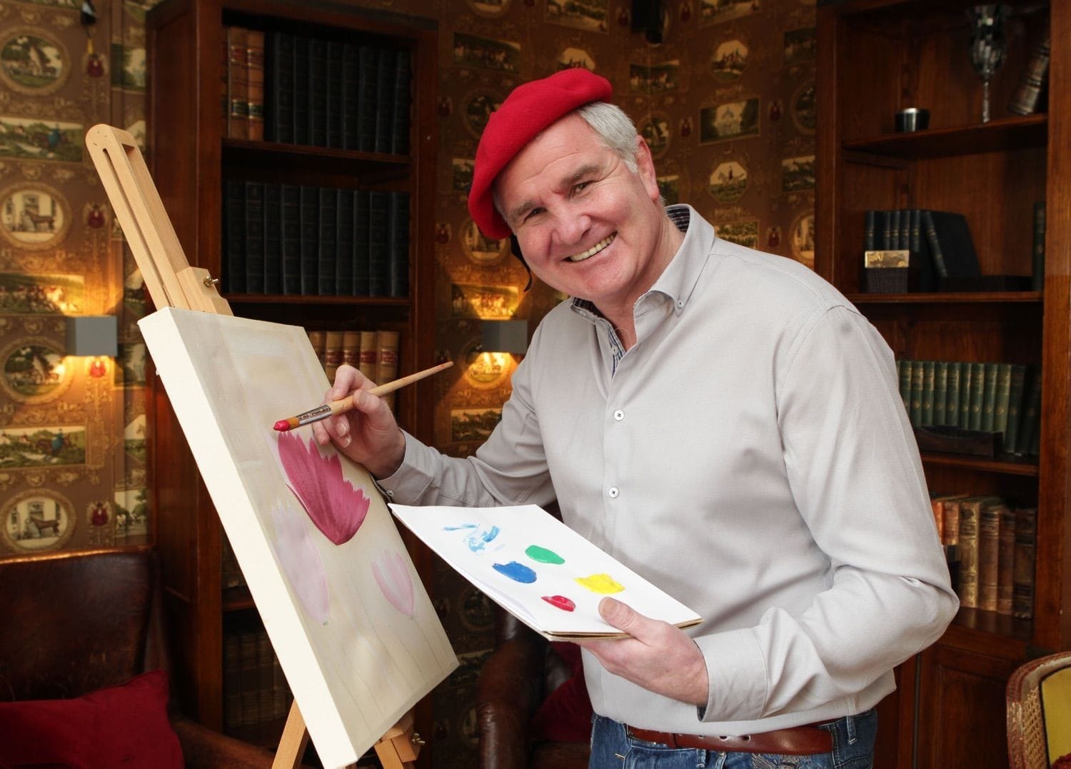 Pundit Brent Pope paints