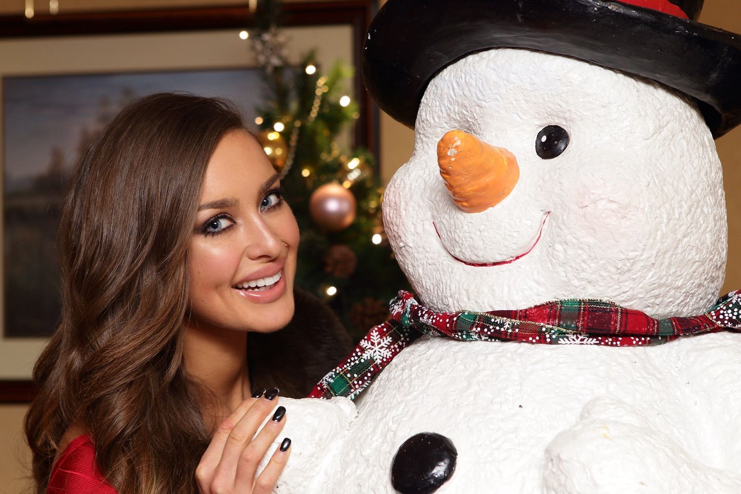 Roz Purcell attenda a Christmas event at the Hodson Bay Hotel, Co Roscommon.