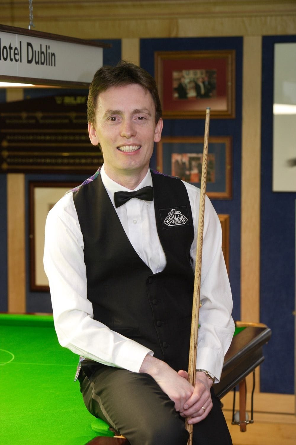 Ken Doherty in the snooker room of the Radisson St Helens Hotel, Co Dublin