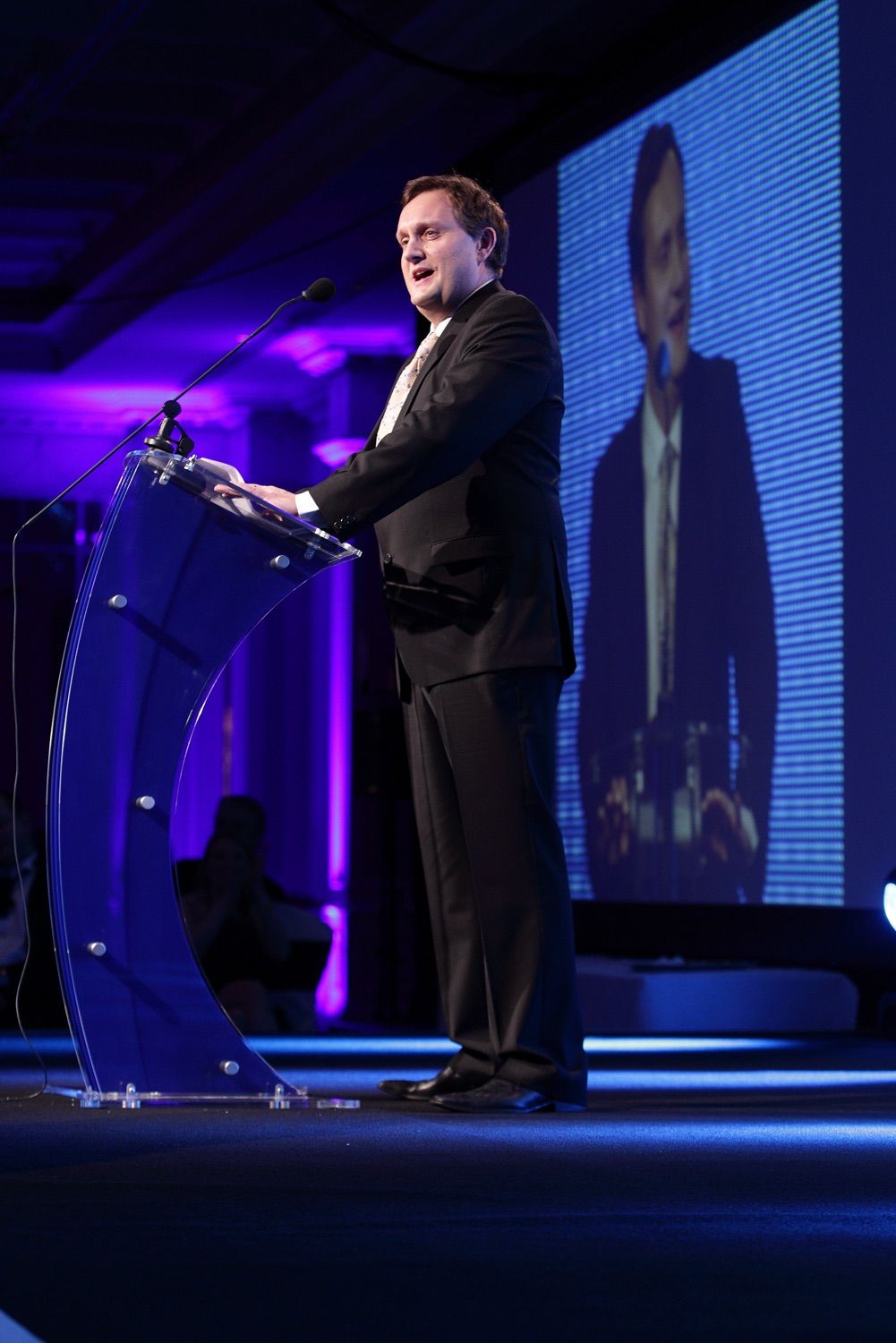 Mario Rosenstock MCs the Deloitte and Touche Business Awards at the Clayton Hotel, Burlington Road, Dublin