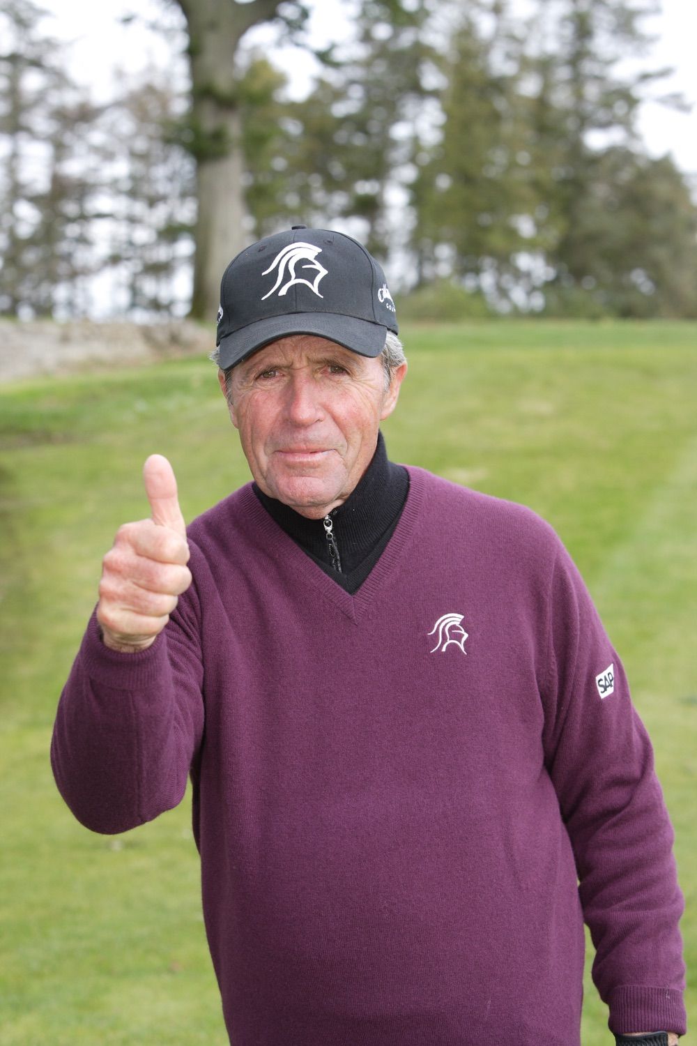 Gary Player at Carton House Golf club in county Kildare