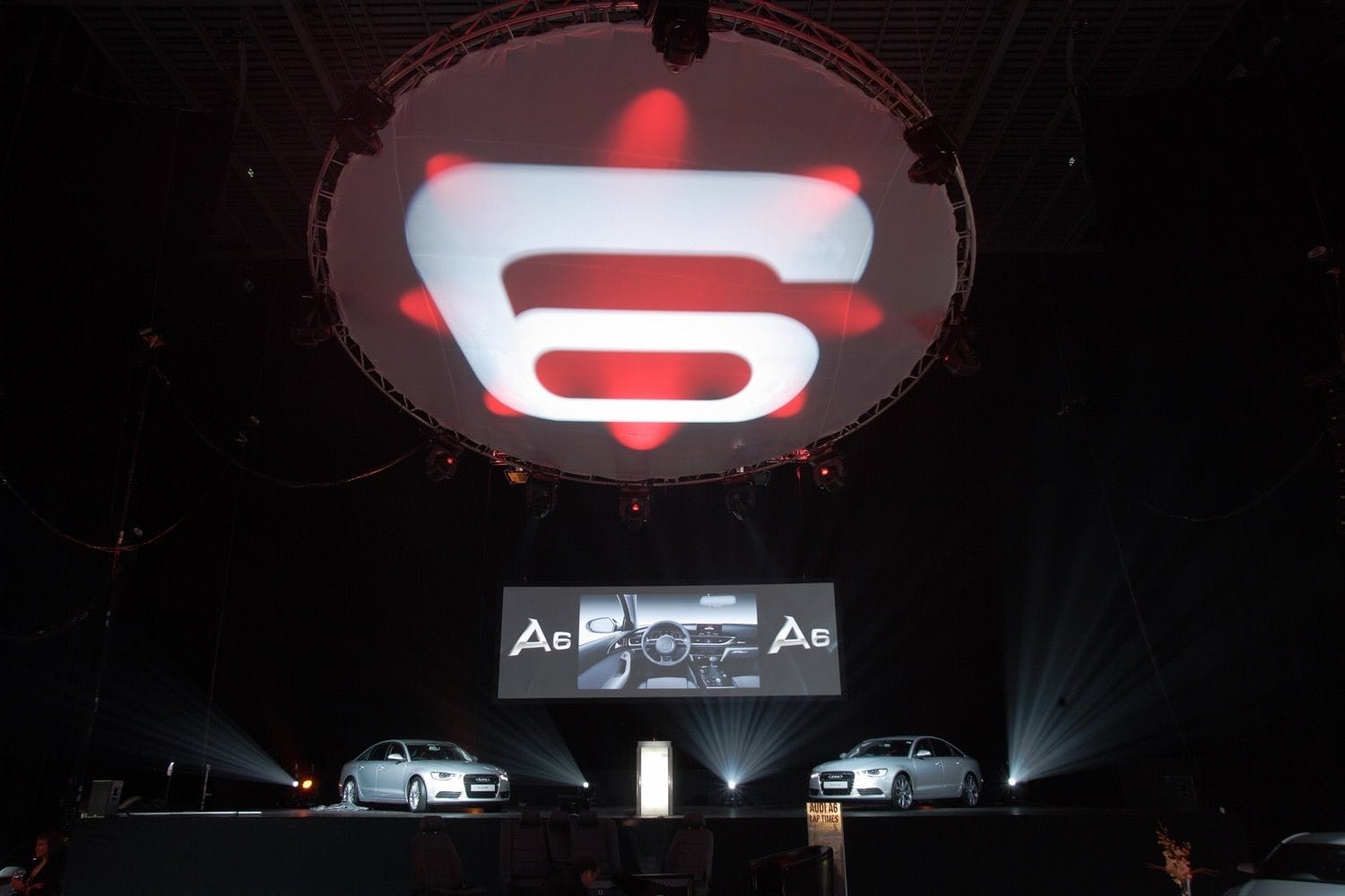 The launch of the Audi A6 at the Three Arena, Dublin