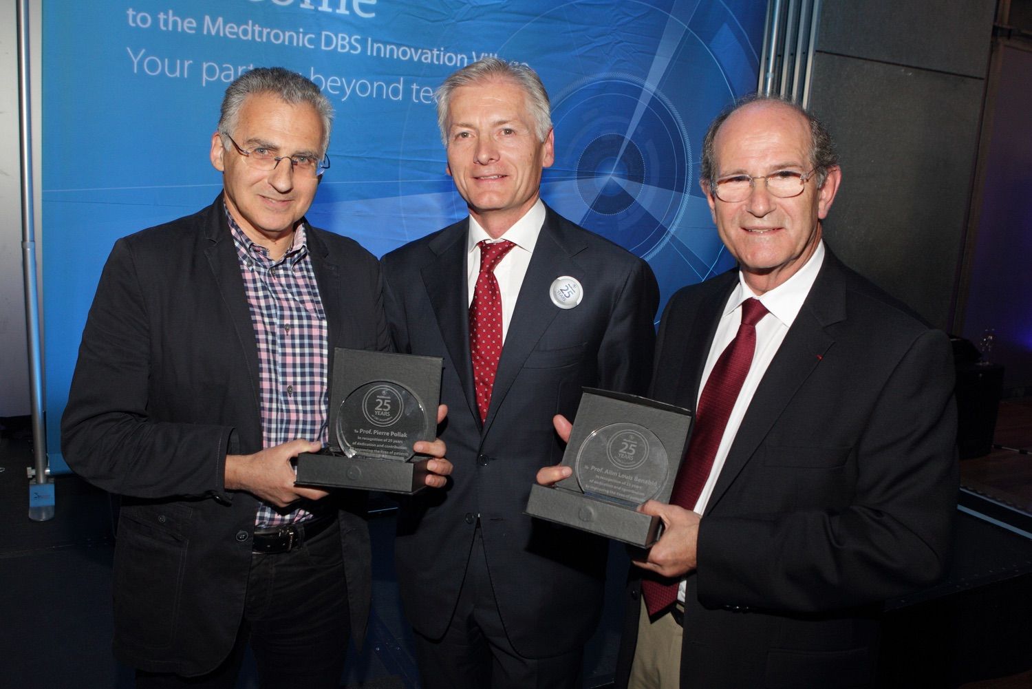 Recipients of their achievement awards at the Medtronic awards night, held in the Guinness Storehouse, Dublin