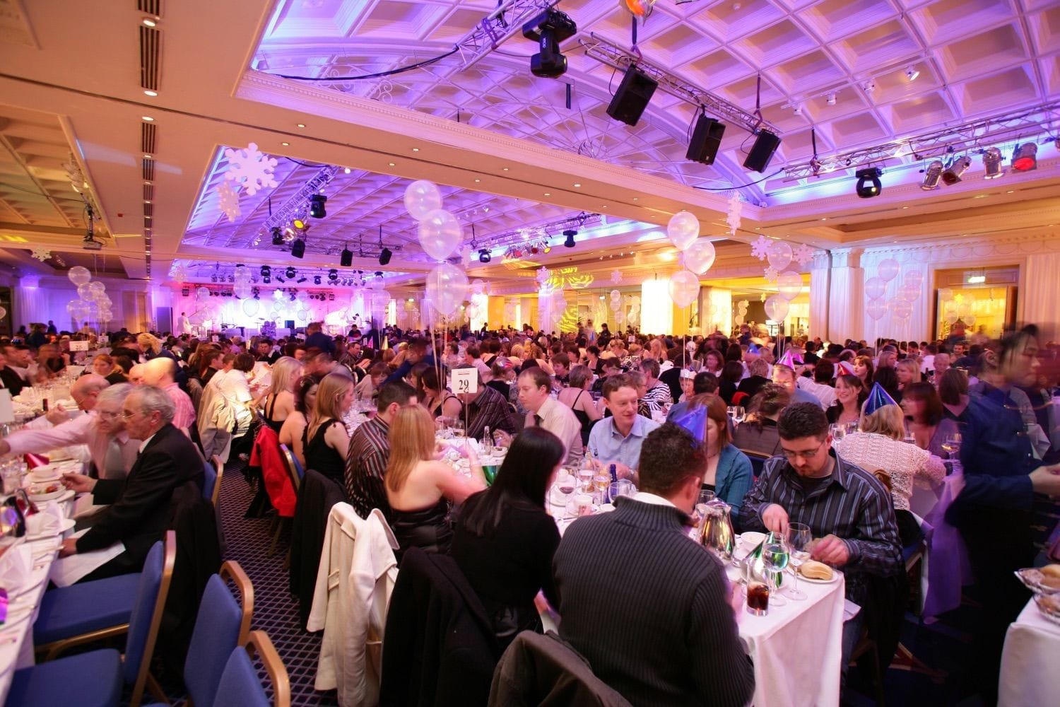 A very large Christmas party at the Clayton Hotel, Burlington Road, for multiple companies