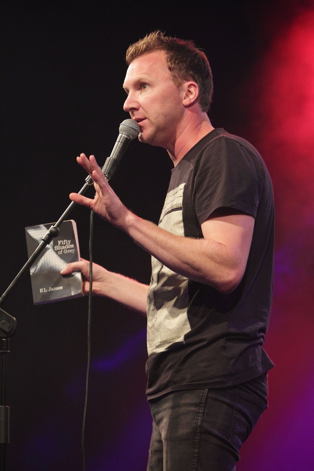 Jason Byrne at the Vodafone Comedy Festival which was held in the Iveagh Gardens, Dublin, Ireland