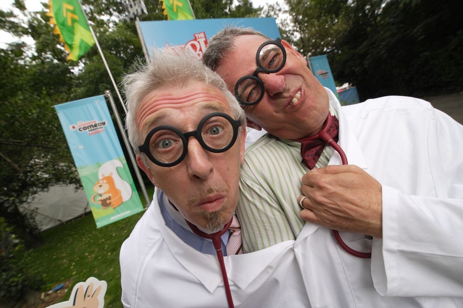 A couple of characters at The Vodafone Comedy Festival, Dublin