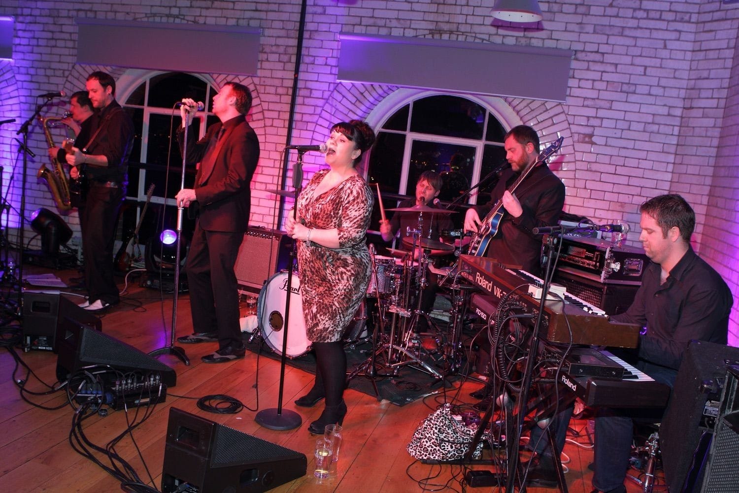 A band plays in Arthurs Bar, the Guinness Storehouse, Dublin