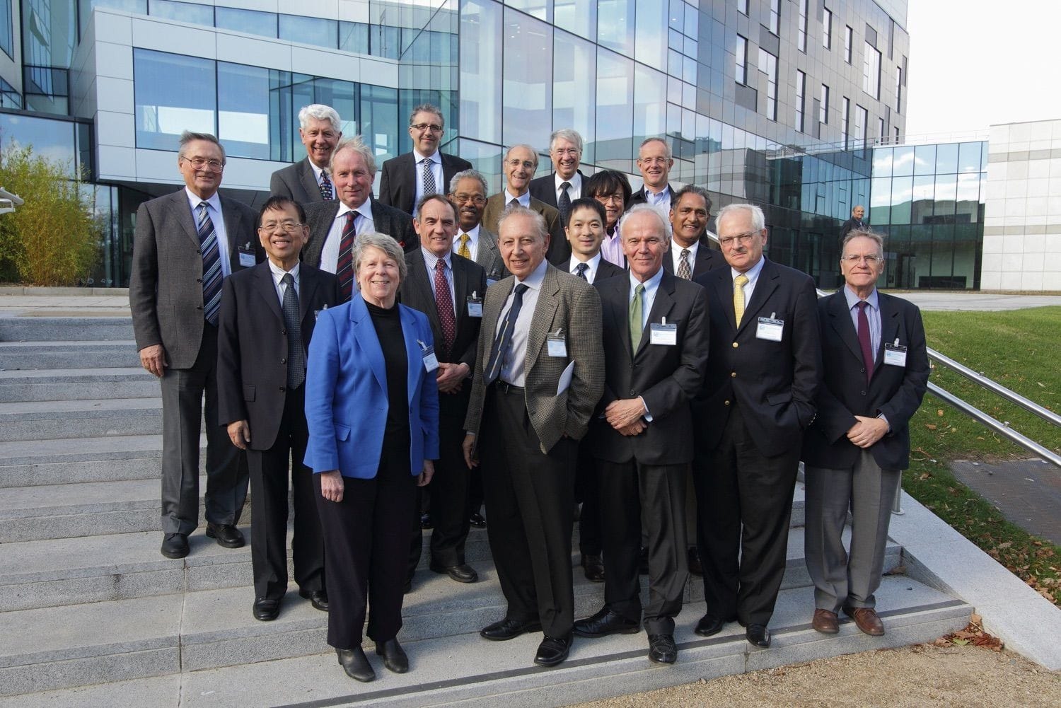 A group photograph I arranged during the lunch break at a virology conference in University College Dublin