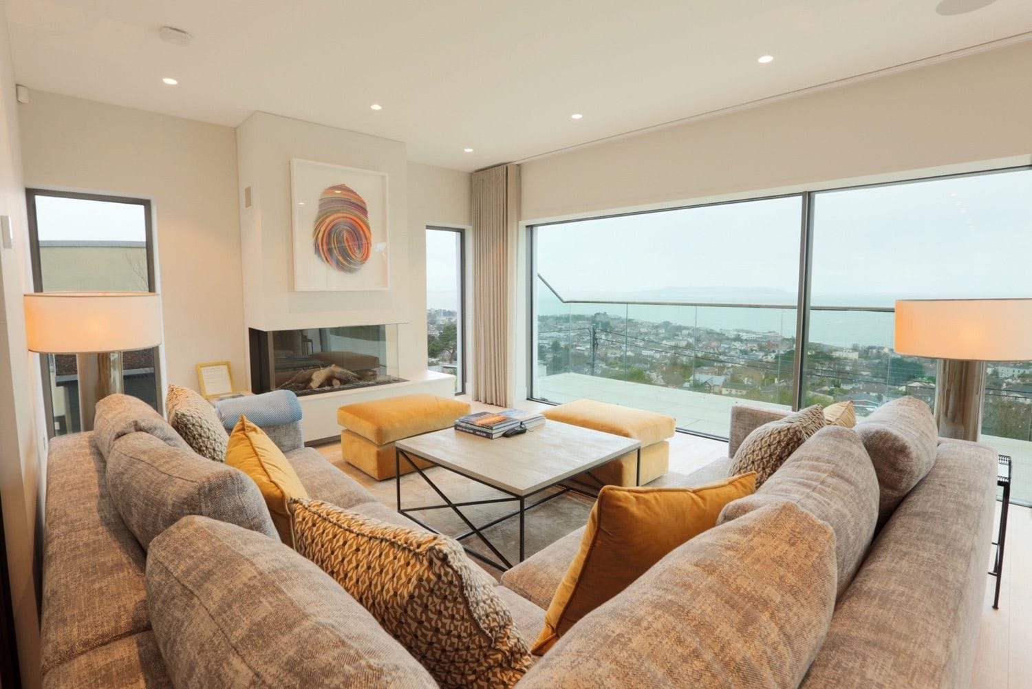 The view over Dublin Bay says it all for this stunning Dalkey home