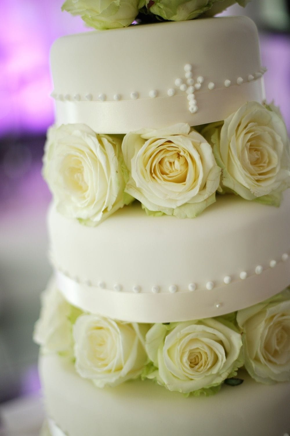 A close up shot of the cake at a wedding in the K Club, Straffan, Co Kildare