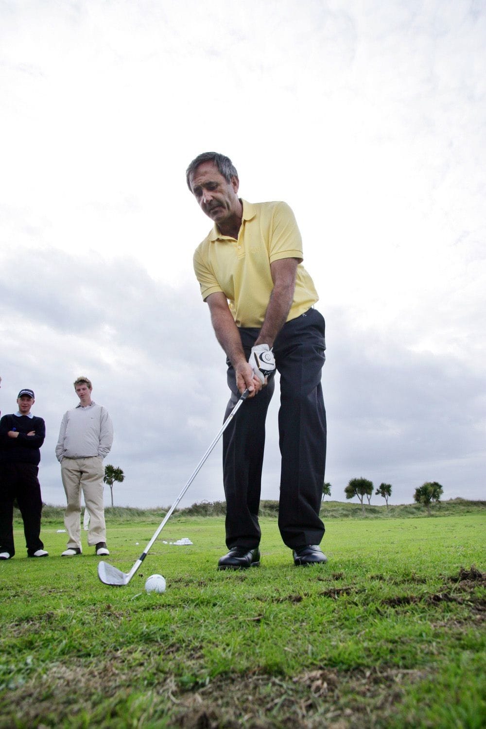 Seve Ballasteros pictured giving a golf masterclass at Portmarnock Golf Club, Dublin